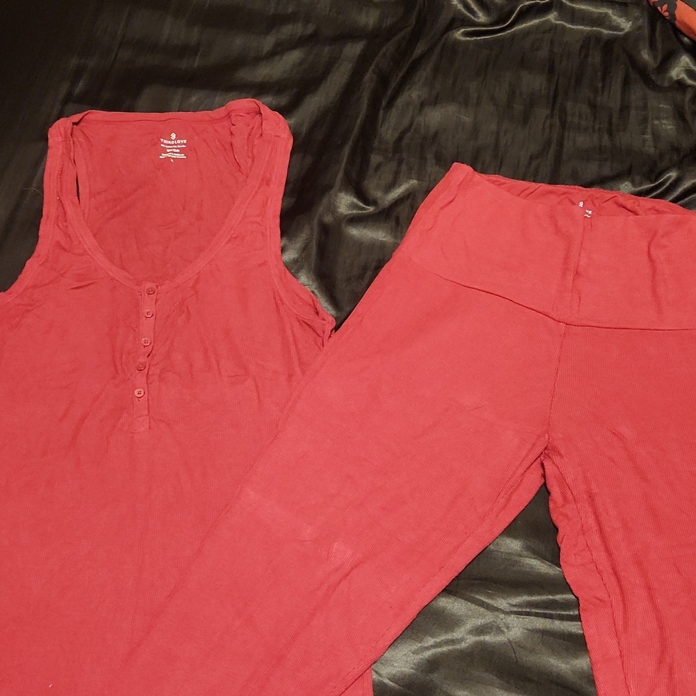 Thirdlove lounge set, red, large